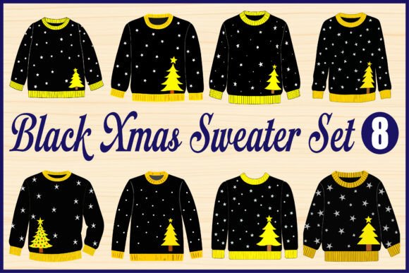 Review: Black Xmas Sweater Set for Holiday Embroidery