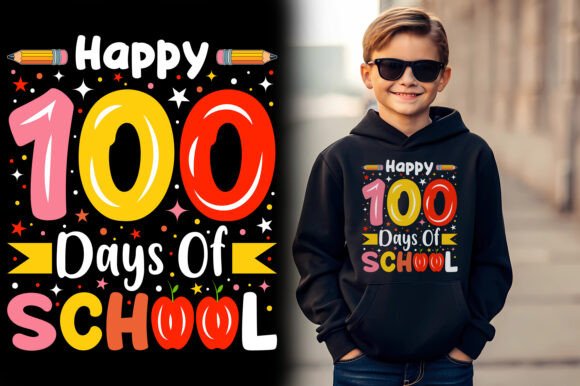 Review: Happy 100 Days of School Graphic Design