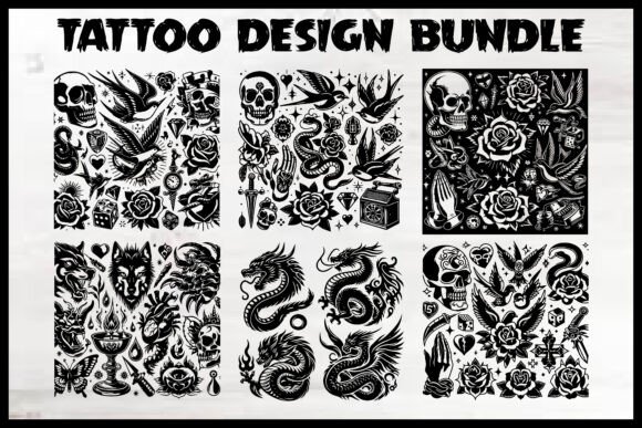 Tattoo Design T-Shirts, Stickers Bundle Review