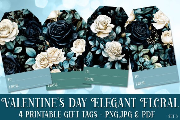 Valentine's Day Roses Gift Tags 3 Review