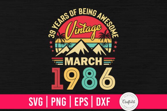 Vintage 1986 March 39th Birthday: A Designer's Review